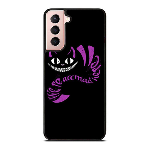 Alice In Wonderland Inspired We'Re All Mad Here 3 Samsung Galaxy S21 / S21 Plus / S21 Ultra Case Cover