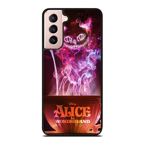 Alice In Wonderland Cheshire Cat Movie Poster Samsung Galaxy S21 / S21 Plus / S21 Ultra Case Cover