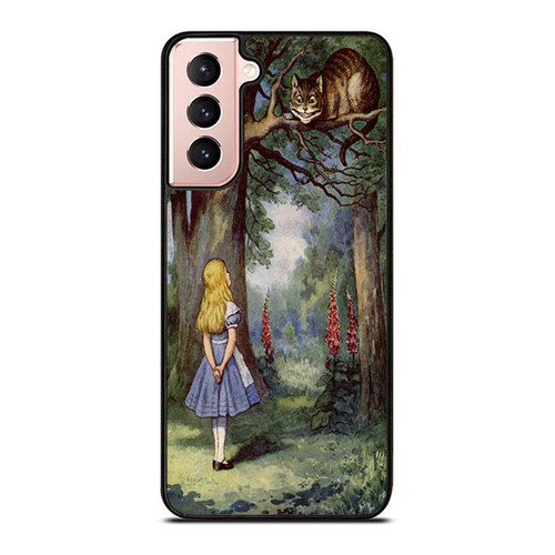 Alice In Wonderland Cheshire Cat Samsung Galaxy S21 / S21 Plus / S21 Ultra Case Cover