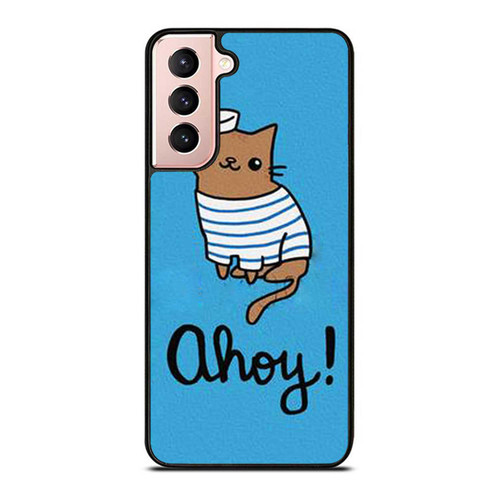 Ahoy Sailor Cat Cute Samsung Galaxy S21 / S21 Plus / S21 Ultra Case Cover
