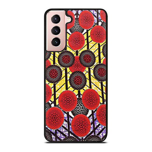 African Wax Fabric Samsung Galaxy S21 / S21 Plus / S21 Ultra Case Cover