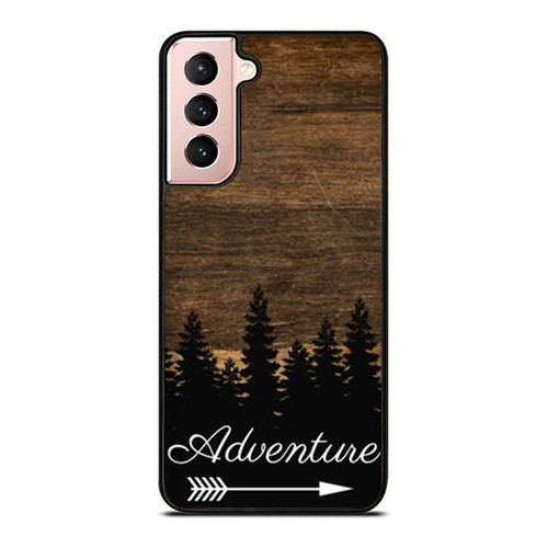 Adventure Wood Hiking Camping Travel Arrow Quote Nature Outdoors Samsung Galaxy S21 / S21 Plus / S21 Ultra Case Cover