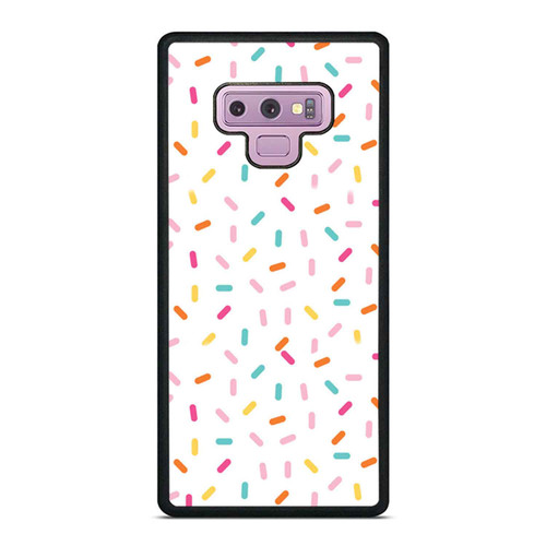 White Sprinkles Samsung Galaxy Note 9 Case Cover