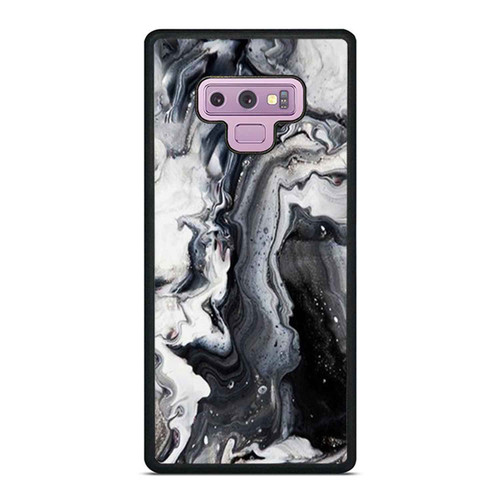 White & Black Marble Textures Samsung Galaxy Note 9 Case Cover
