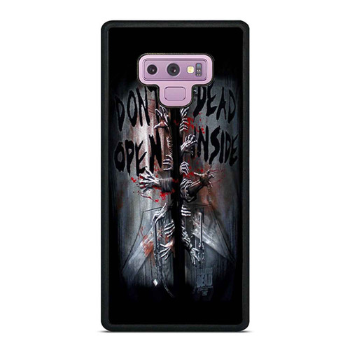 Walking Dead Dont Open Dead Inside Horror Blood Zombie Samsung Galaxy Note 9 Case Cover