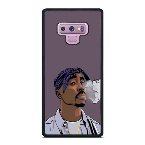 Vintage Tupac Smoking Music Star Samsung Galaxy Note 9 Case Cover