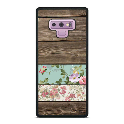 Vintage Flower Wood Wooden Unique Art Print Samsung Galaxy Note 9 Case Cover