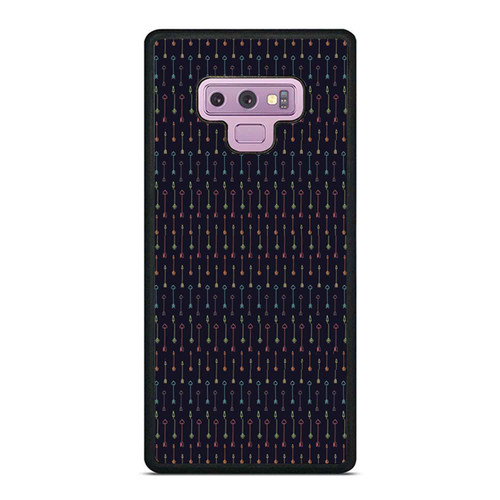 Vector Arrow Pattern Navy Samsung Galaxy Note 9 Case Cover