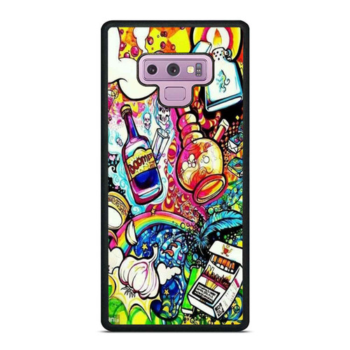 Trippy Drugs Coloful Bottle Samsung Galaxy Note 9 Case Cover