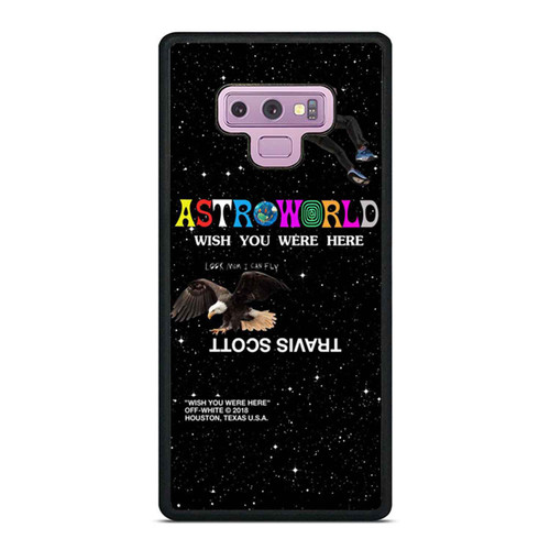 Travis Scott Astroworld Wish You Were Here Samsung Galaxy Note 9 Case Cover