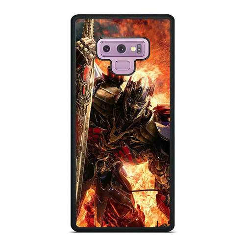 Transformer Optimus Prime War Samsung Galaxy Note 9 Case Cover