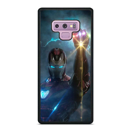 Tony Stark Iron Man Marvel Infinity Stones Samsung Galaxy Note 9 Case Cover
