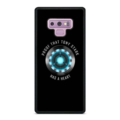Tony Stark Has A Heart Samsung Galaxy Note 9 Case Cover