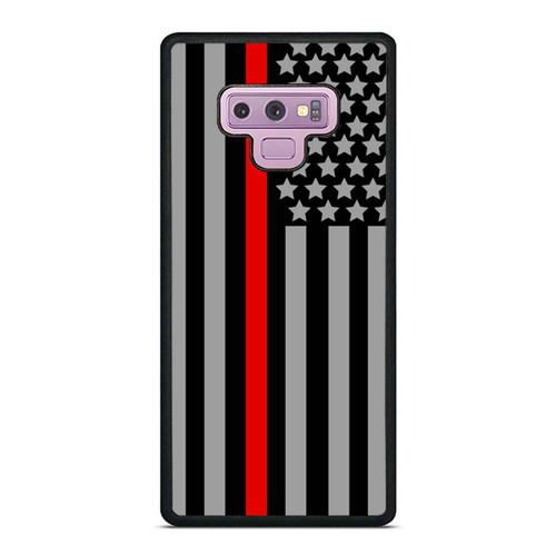 Thin Red Line Defender Samsung Galaxy Note 9 Case Cover