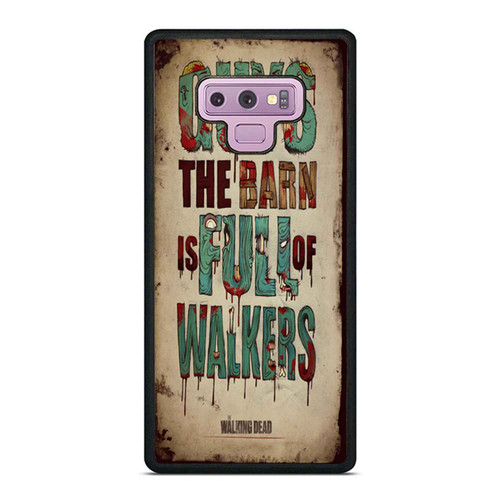 The Walking Dead Zombie Quote Samsung Galaxy Note 9 Case Cover