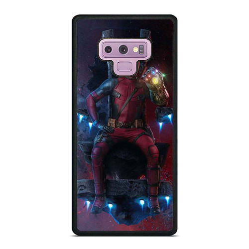 The Avengers All Character Infinity War Versus Thanos In Galaxy Versus Deadpool Samsung Galaxy Note 9 Case Cover