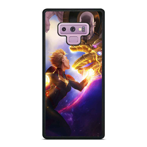 Thanos Vs Captain Marvel Fight Avengers Endgame Samsung Galaxy Note 9 Case Cover
