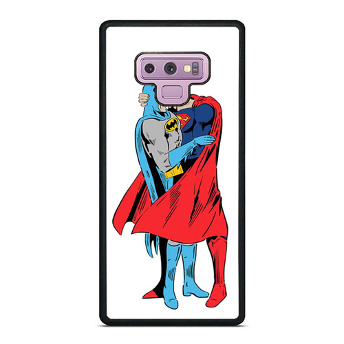Superman Kissing Batman Dc Comic Superhero Samsung Galaxy Note 9 Case Cover