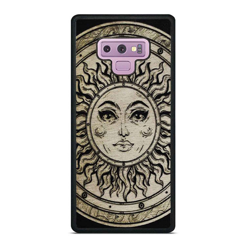 Sun Face Symbol Samsung Galaxy Note 9 Case Cover