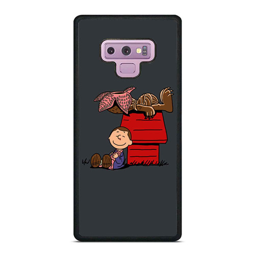Stranger Things Peanuts Snoopy Samsung Galaxy Note 9 Case Cover