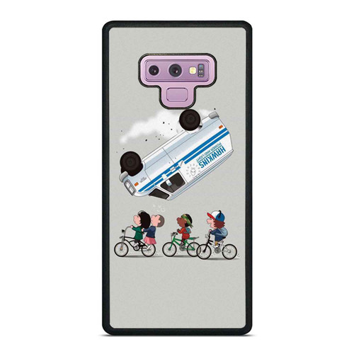 Stranger Things Mike Dustin Lucas Eleven Will Art Samsung Galaxy Note 9 Case Cover