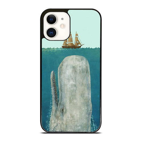 Sperm Whale And Boat iPhone 12 Mini / 12 / 12 Pro / 12 Pro Max Case Cover