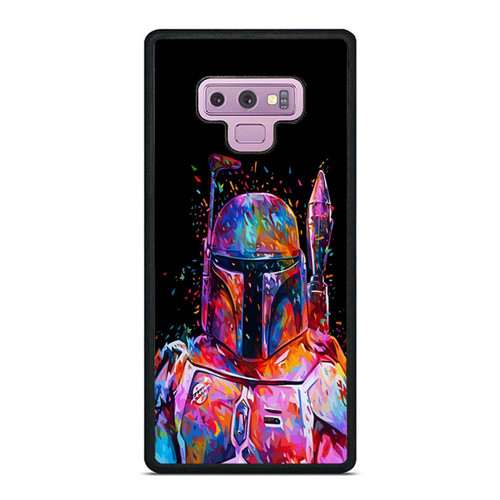 Star Wars Boba Fett Abstract Art Samsung Galaxy Note 9 Case Cover