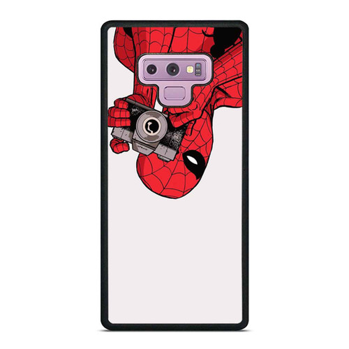 Spider Man Holding Camera Samsung Galaxy Note 9 Case Cover