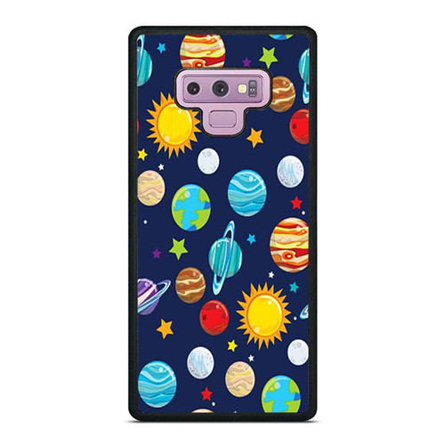 Solar System Outer Space Pattern Samsung Galaxy Note 9 Case Cover