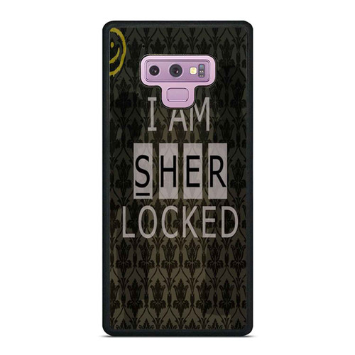Sherlock Homles I Am Sher Locked Samsung Galaxy Note 9 Case Cover