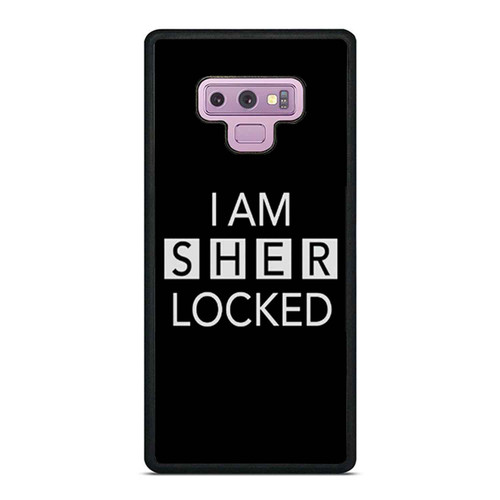 Sherlock Holmes I Am Sherlocked Tv Series Samsung Galaxy Note 9 Case Cover