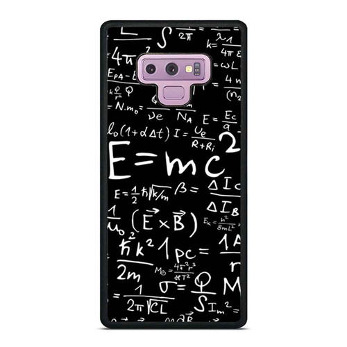 Science Albert Einstein Formulas Mathematics Physics Samsung Galaxy Note 9 Case Cover