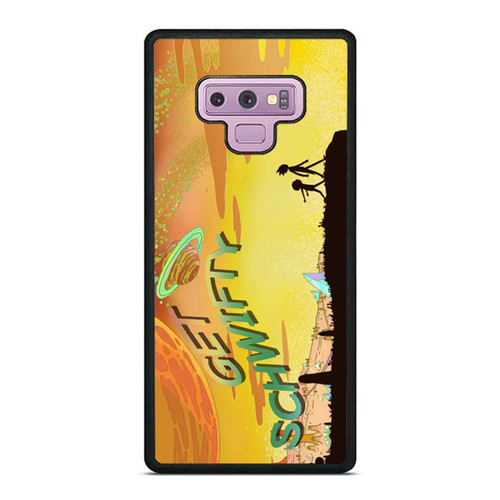 Rick And Morty With Blurred Background Samsung Galaxy Note 9 Case Cover