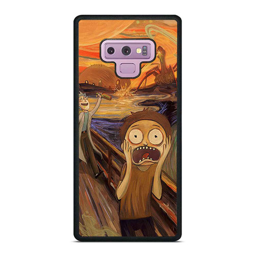 Rick And Morty Vincent Van Gogh Starry Night Samsung Galaxy Note 9 Case Cover