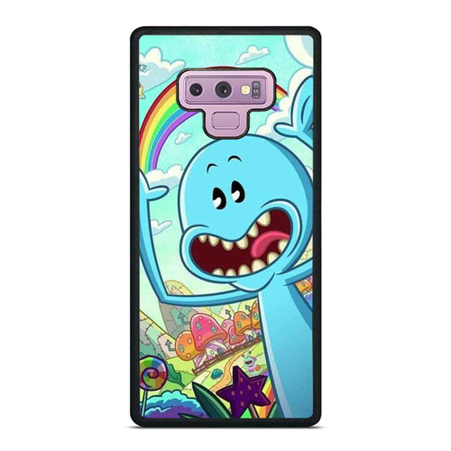Rick And Morty Mr Meeseeks Existence Is Pain Rainbow Funny Parody Samsung Galaxy Note 9 Case Cover
