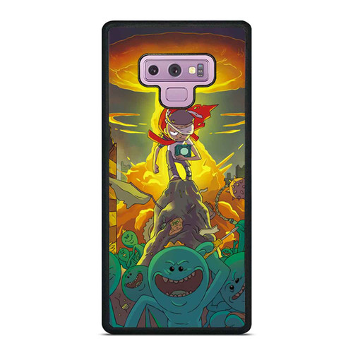Rick And Morty Characters Mr Morty And Mr Meeseeks Existence Is Pain Samsung Galaxy Note 9 Case Cover