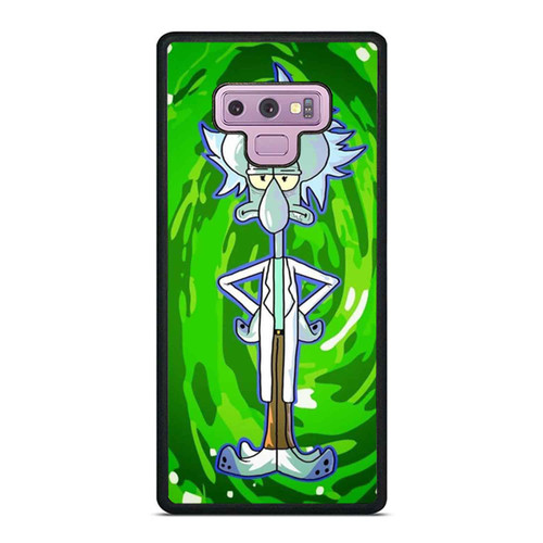 Rick And Morty As Spongebob Squidward Funny Samsung Galaxy Note 9 Case Cover