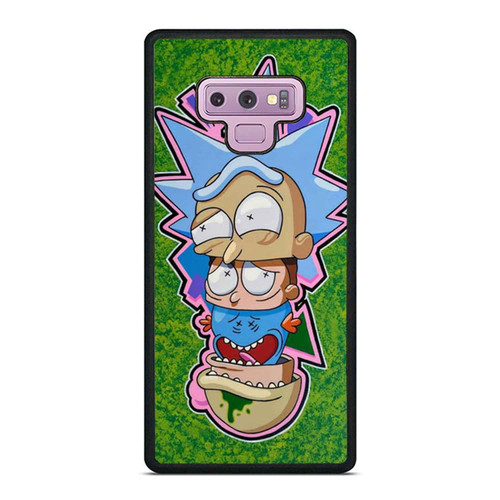 Rick And Morty All Expression Emoji Funny Parody Samsung Galaxy Note 9 Case Cover