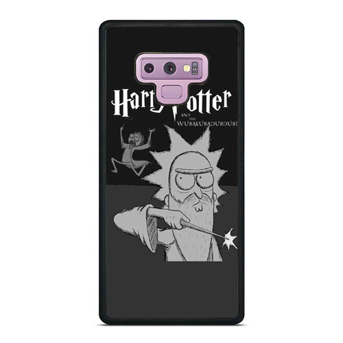 Rick And Morty Adventure Harry Potter And The Wubba Lubba Dub Dub Funny Parody Samsung Galaxy Note 9 Case Cover