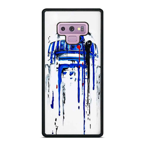 R2D2 Droid Watercolor Art Samsung Galaxy Note 9 Case Cover