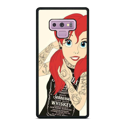 Punk Disney Princesses Ariel Samsung Galaxy Note 9 Case Cover