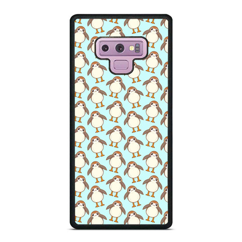 Porgs Pattern Star Wars The Last Jedi Samsung Galaxy Note 9 Case Cover