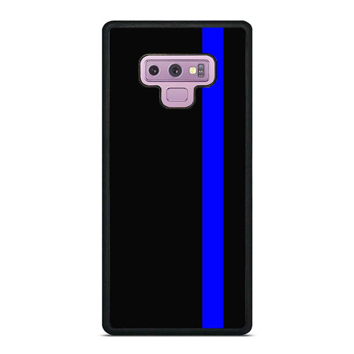 Police Blue Line Samsung Galaxy Note 9 Case Cover
