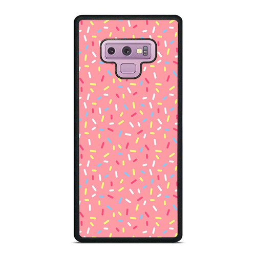 Pink Sprinkles Samsung Galaxy Note 9 Case Cover