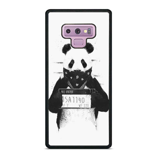 Panda Criminal Bear Style Samsung Galaxy Note 9 Case Cover