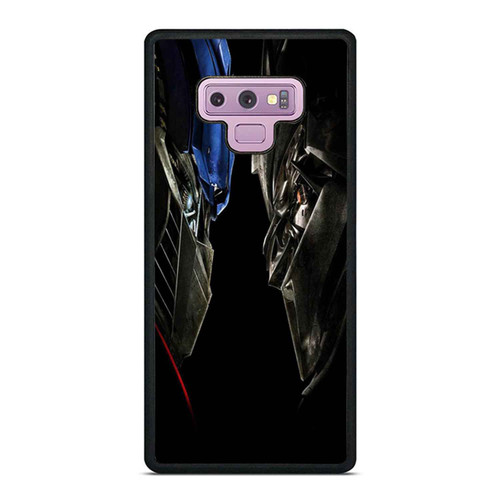 Optimus Versus Megatron Transformers Samsung Galaxy Note 9 Case Cover