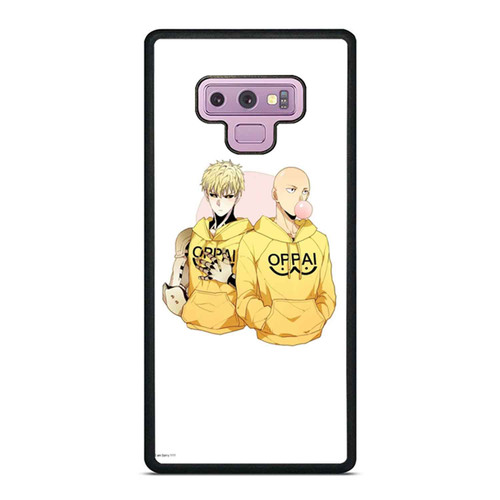 One Punch Man Oppai Hoodie Samsung Galaxy Note 9 Case Cover