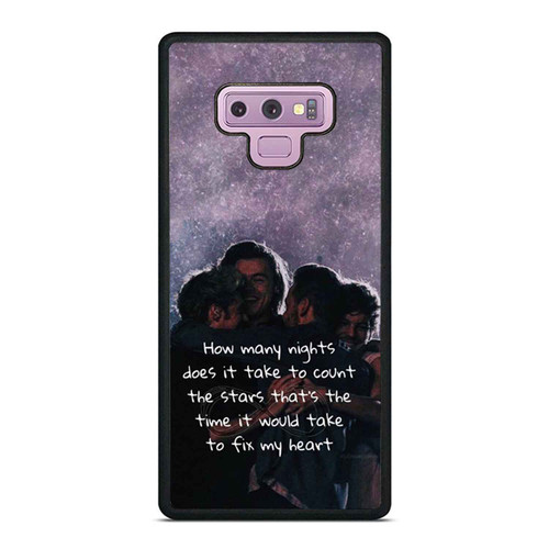 One Direction Lyrics Samsung Galaxy Note 9 Case Cover