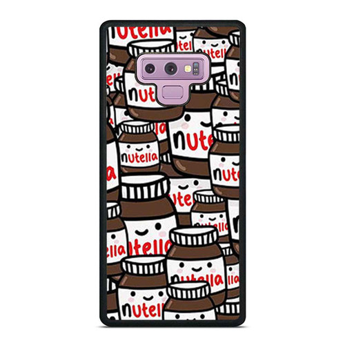 Nutella Chocolate Spread Cartoon Pattern Samsung Galaxy Note 9 Case Cover