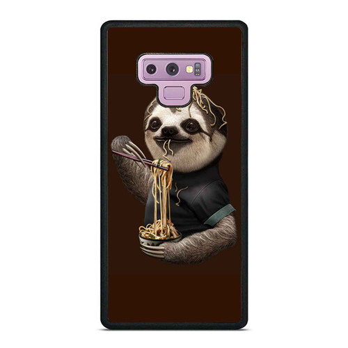 Noodle Sloth Funny Sloth Art 3 Samsung Galaxy Note 9 Case Cover